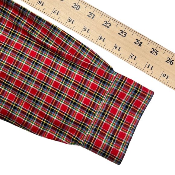 Polo Ralph Lauren Shirts Men’s XL Plaid Long Sleeve‎ Button Down Classic Fit Red - Picture 4 of 8